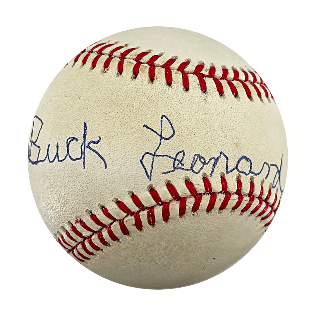 Buck Leonard Negro Leagues Autographed OAL Baseball JSA COA #CJ94655