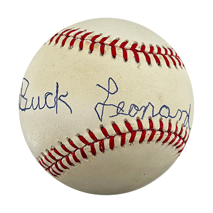 Buck Leonard Negro Leagues Autographed OAL Baseball JSA COA #CJ94655