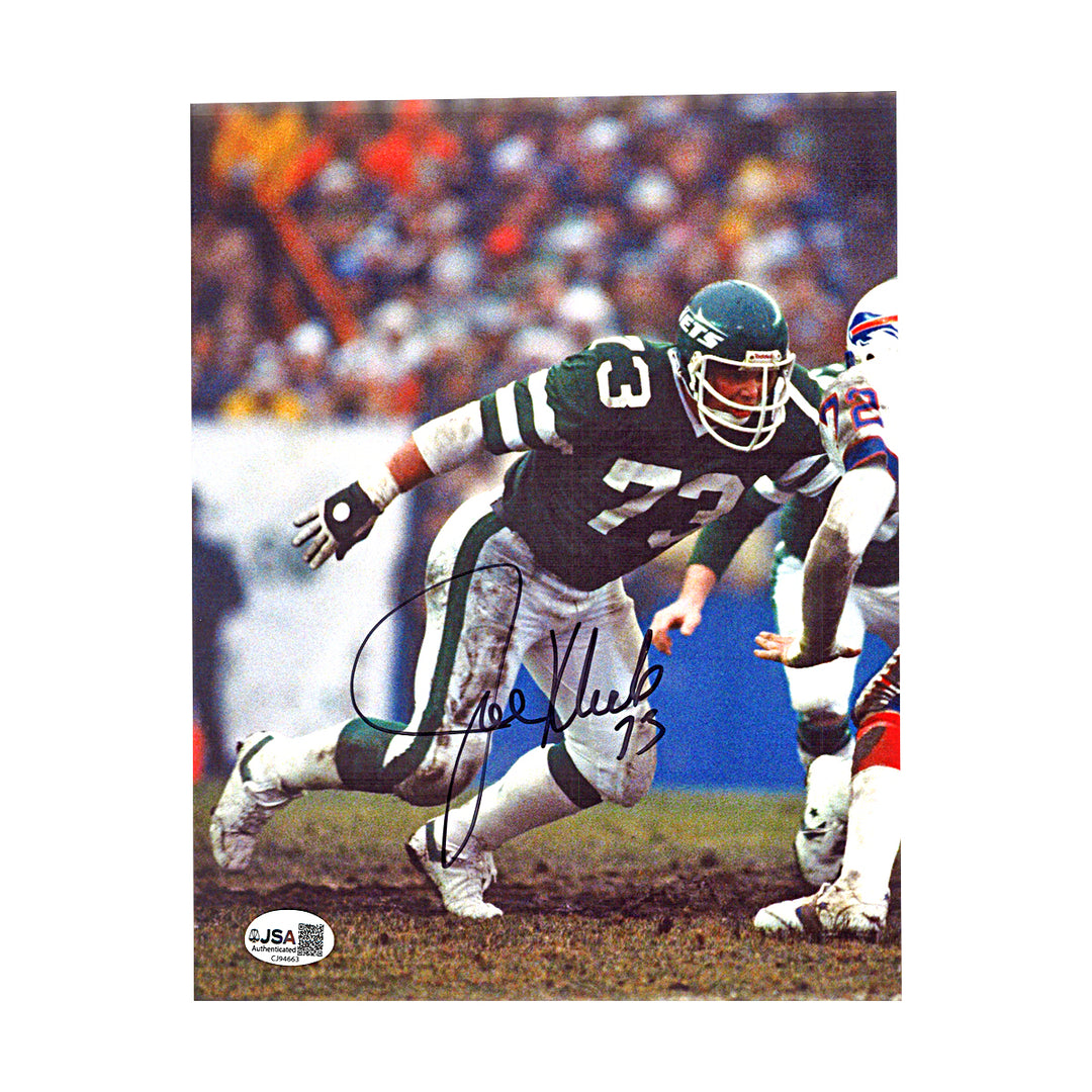 Joe Klecko New York Jets Autographed 8x10 Photo JSA COA