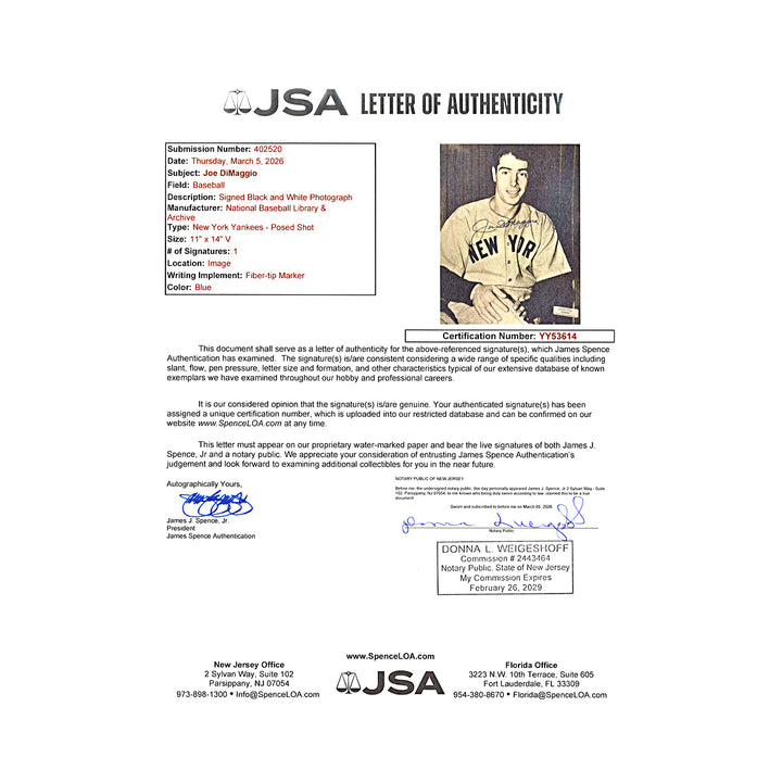 Roy White New York Yankees Autographed Inscribed 8x10 Photo JSA COA