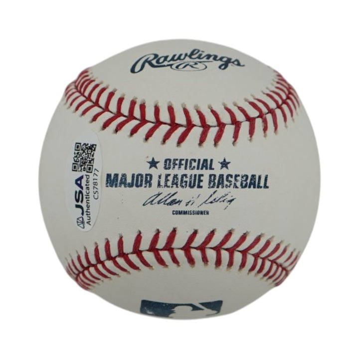 Mariano Rivera New York Yankees Autographed OMLB Baseball JSA COA #CS78177