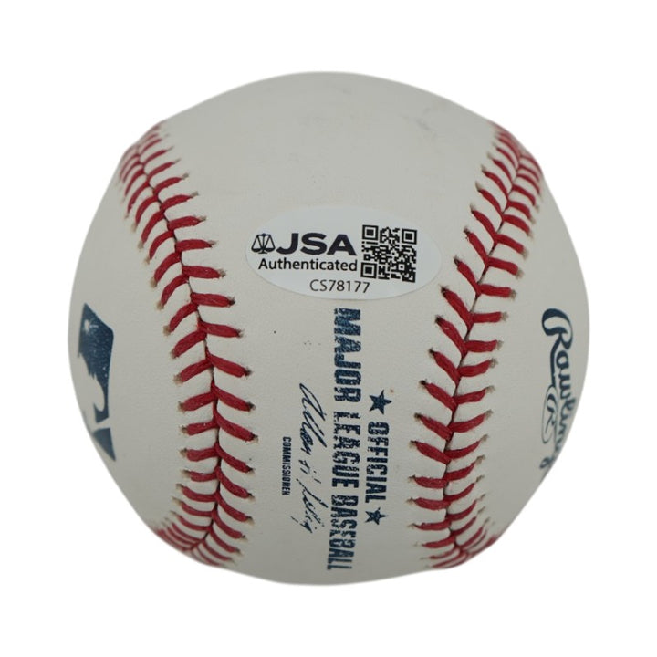 Mariano Rivera New York Yankees Autographed OMLB Baseball JSA COA #CS78177