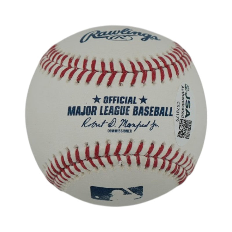 Anthony Volpe New York Yankees Autographed OMLB Baseball JSA COA
