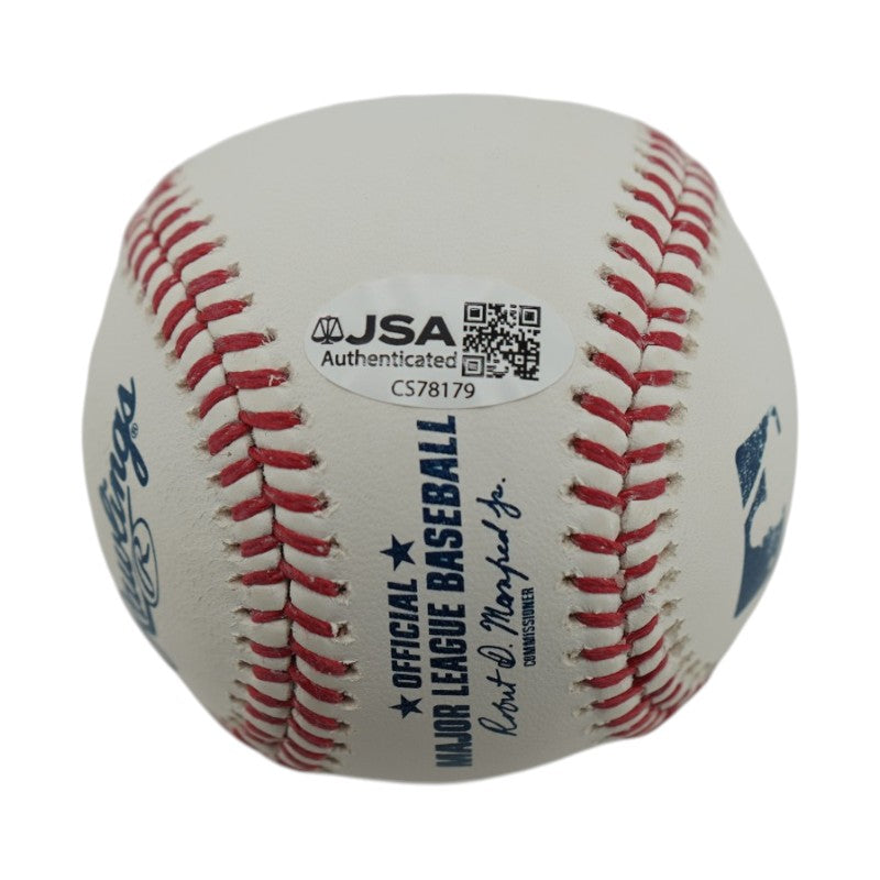 Anthony Volpe New York Yankees Autographed OMLB Baseball JSA COA