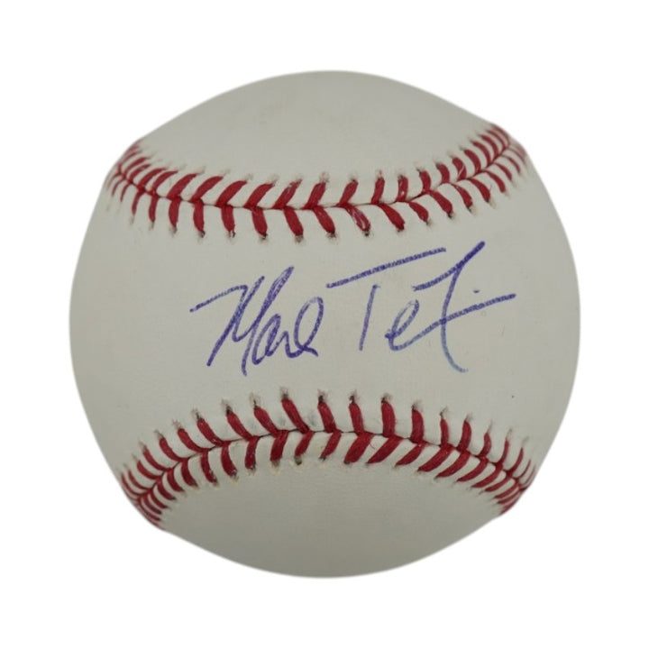 Mark Teixera New York Yankees Autographed OMLB Baseball JSA COA