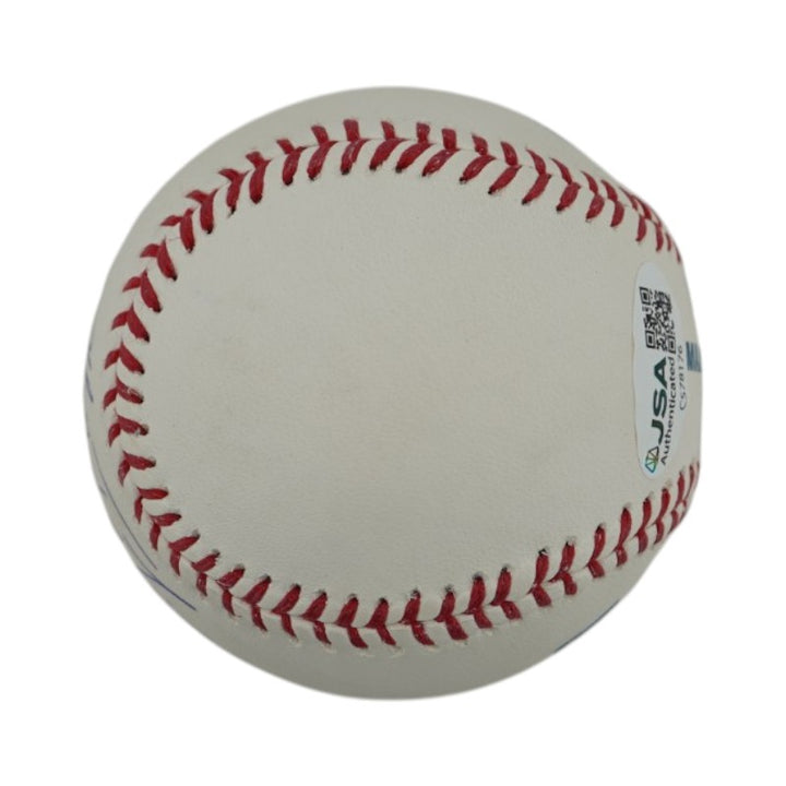 Mark Teixera New York Yankees Autographed OMLB Baseball JSA COA