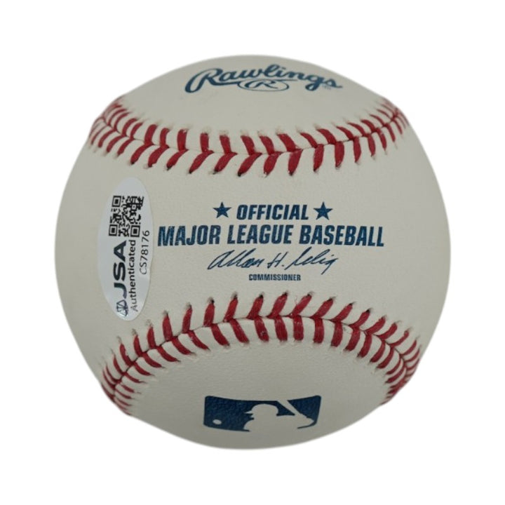 Mark Teixera New York Yankees Autographed OMLB Baseball JSA COA
