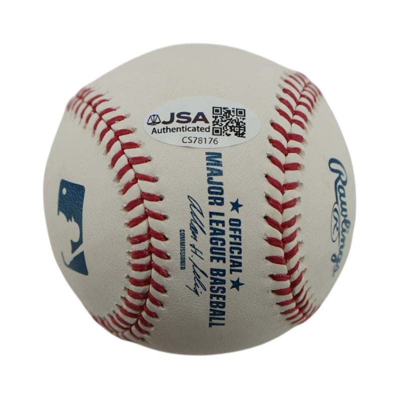 Mark Teixera New York Yankees Autographed OMLB Baseball JSA COA