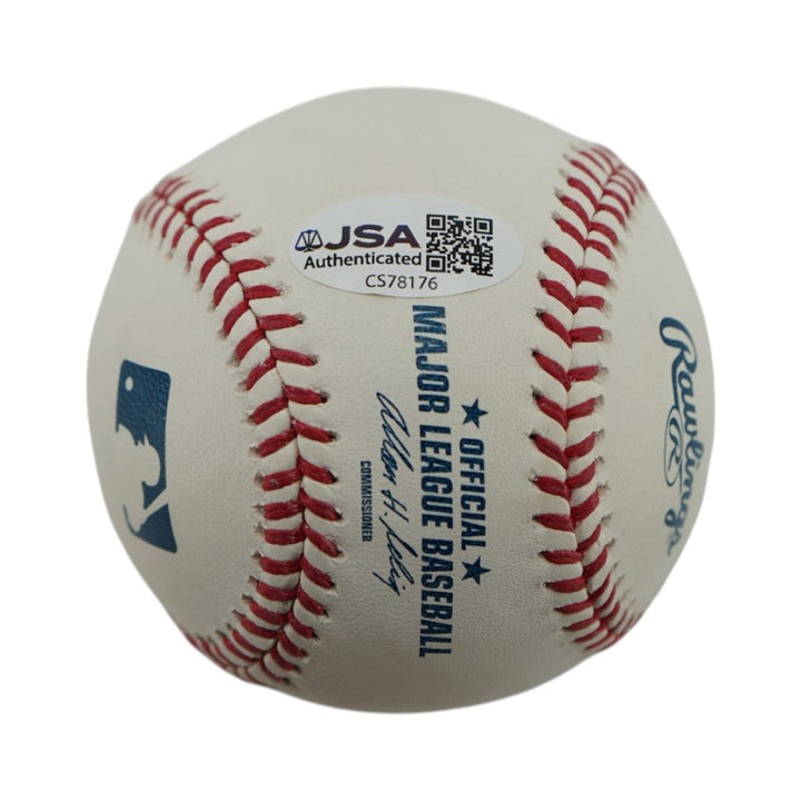 Mark Teixera New York Yankees Autographed OMLB Baseball JSA COA