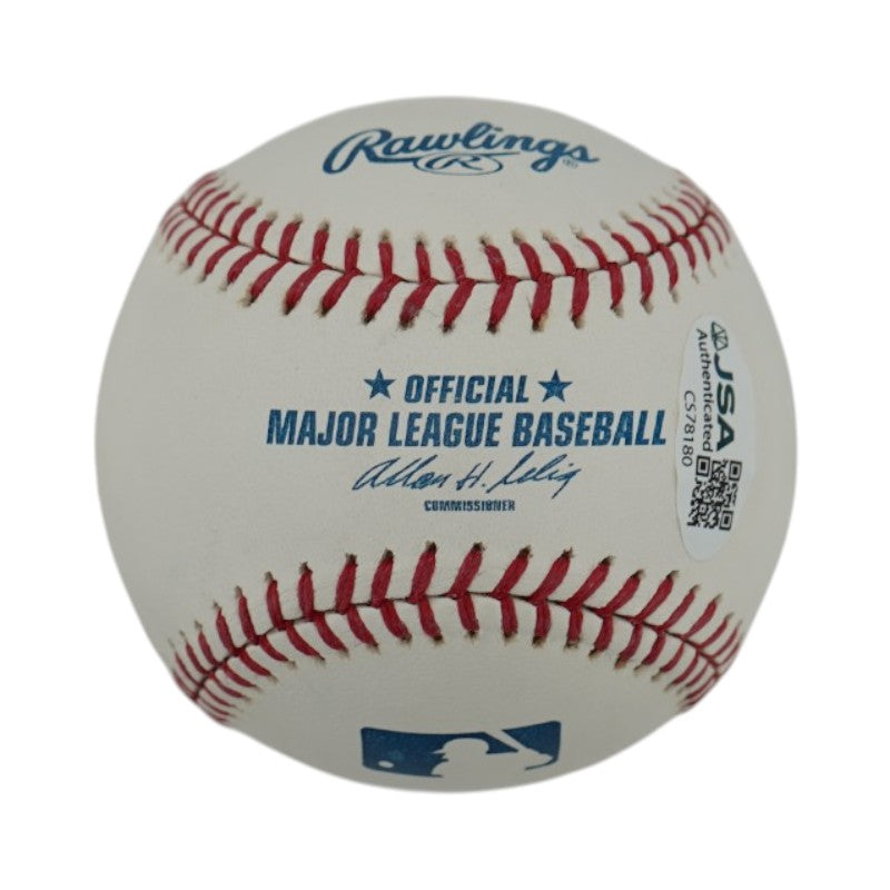 Andy Pettitte New York Yankeees Autographed OMLB Baseball JSA COA