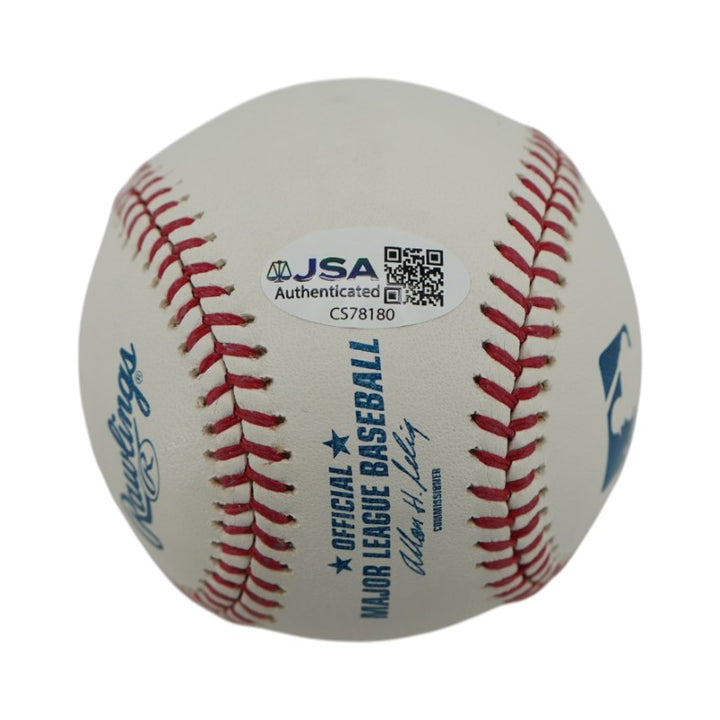 Andy Pettitte New York Yankeees Autographed OMLB Baseball JSA COA
