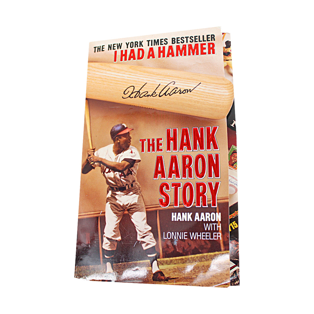 Hank Aaron Atlanta Braves Autographed The Hank Aaron Story Book JSA COA