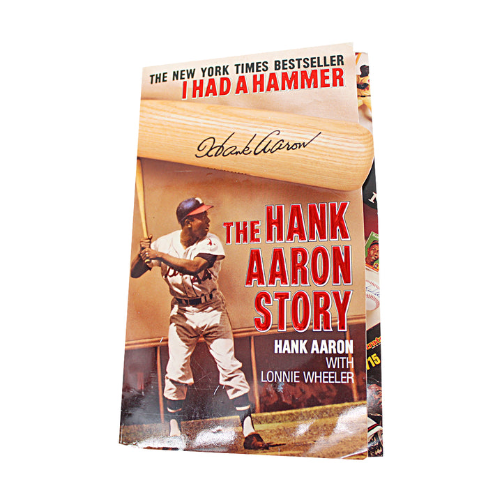 Hank Aaron Atlanta Braves Autographed The Hank Aaron Story Book JSA COA