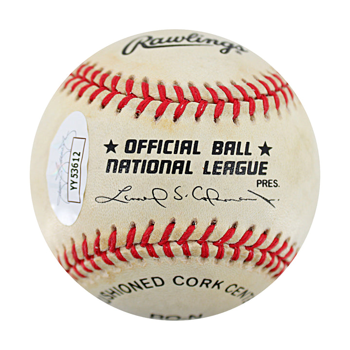 Hank Aaron Atlanta Braves Autographed ONL Baseball JSA LOA