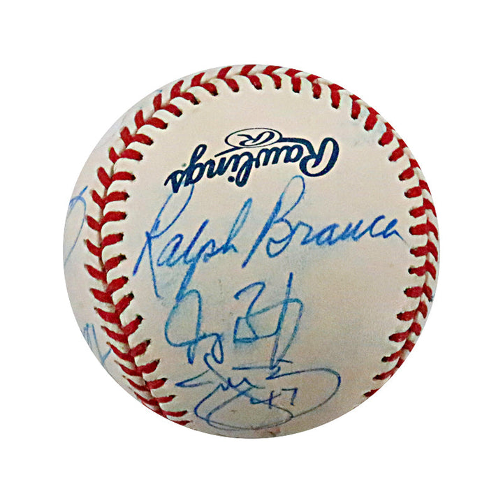Tom Seaver, Keith Hernandez, Rusty Staub NY Mets Hall of Famers and Stars Multi Signed Autographed OMLB Baseball (JSA LOA #YY59215)