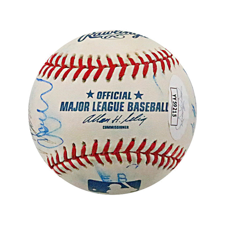 Tom Seaver, Keith Hernandez, Rusty Staub NY Mets Hall of Famers and Stars Multi Signed Autographed OMLB Baseball (JSA LOA #YY59215)