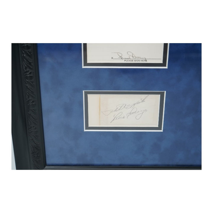 1961 New York Yankees Team Signed Cuts & Program Framed 36x44 Collage 26 Autos PSA LOA