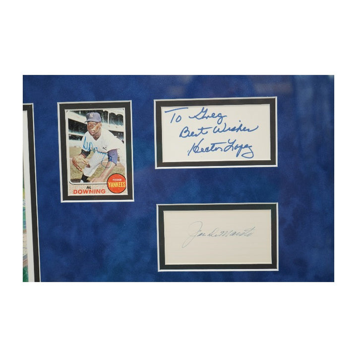 1961 New York Yankees Team Signed Cuts & Program Framed 36x44 Collage 26 Autos PSA LOA