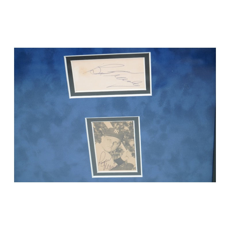 1961 New York Yankees Team Signed Cuts & Program Framed 36x44 Collage 26 Autos PSA LOA