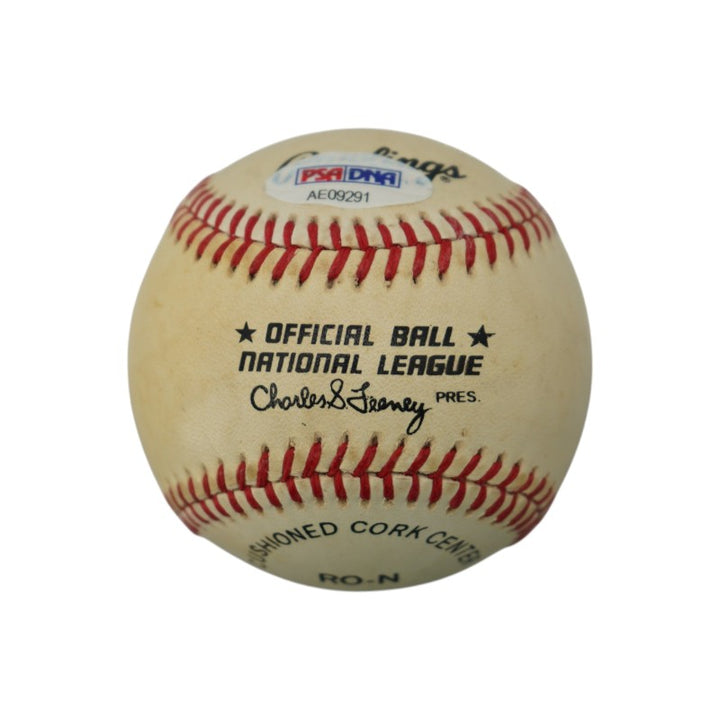 Pete Rose Cincinnati Reds Autographed ONL Baseball PSA Holo