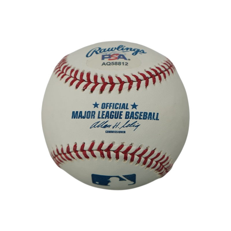 Dwight Doc Gooden Mets Yankees Autographed OMLB Baseball PSA Holo