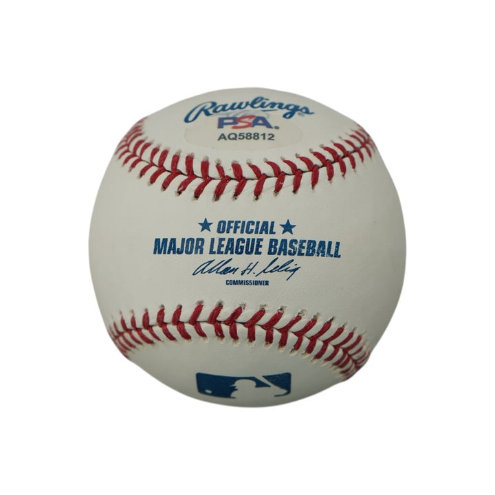Dwight Doc Gooden Mets Yankees Autographed OMLB Baseball PSA Holo