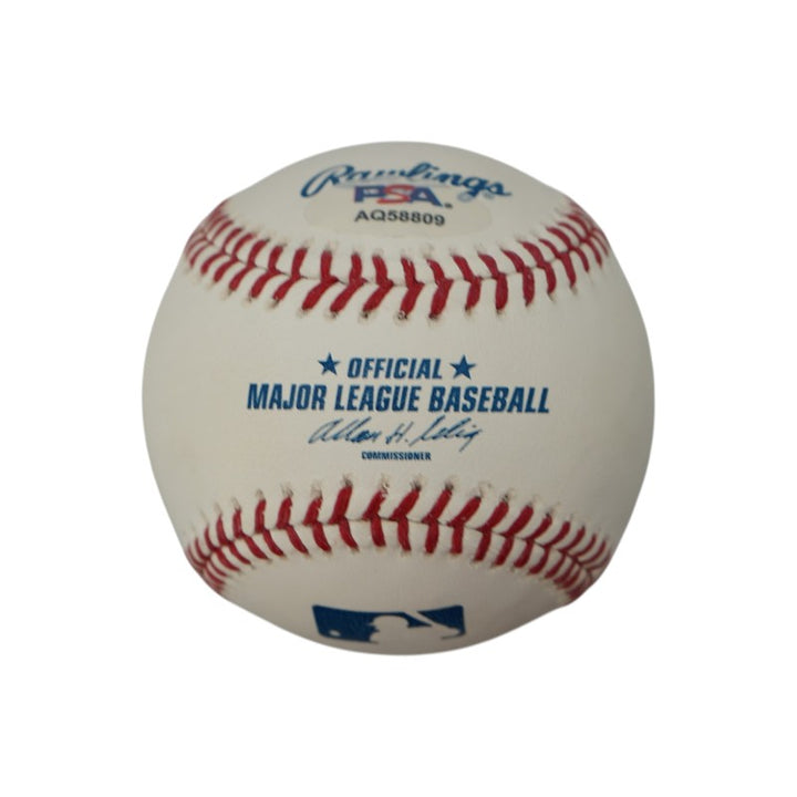 Benito Santiago Padres Giants Autographed Inscribed OMLB Baseball PSA Holo
