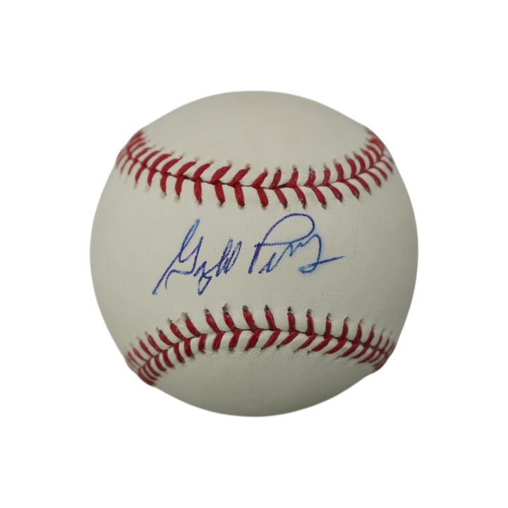 Gaylord Perry Giants Indians Rangers Autographed OMLB Baseball PSA Holo