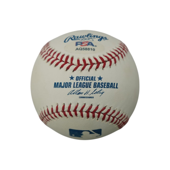 Gaylord Perry Giants Indians Rangers Autographed OMLB Baseball PSA Holo