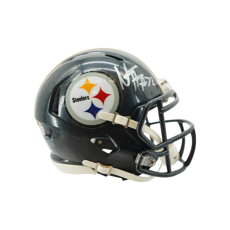 Najee Harris Pittsburgh Steelers Autographed Mini Helmet Fanatics Holo