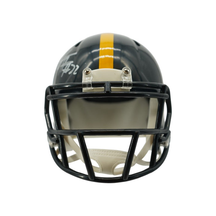 Najee Harris Pittsburgh Steelers Autographed Mini Helmet Fanatics Holo