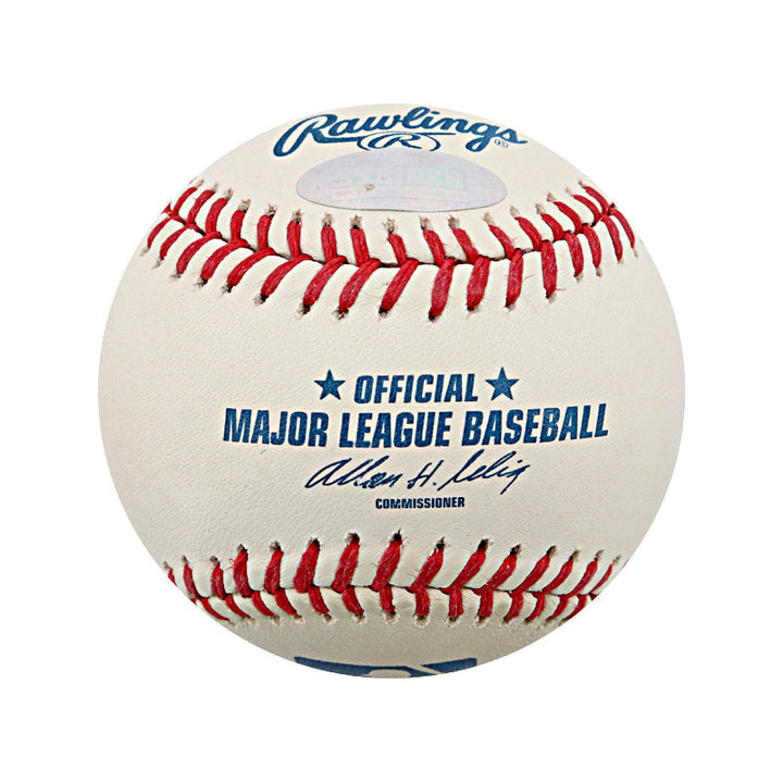 Don Larsen, David Cone & David Wells New York Yankees Triple Autographed Inscribed OMLB Baseball (Steiner COA)