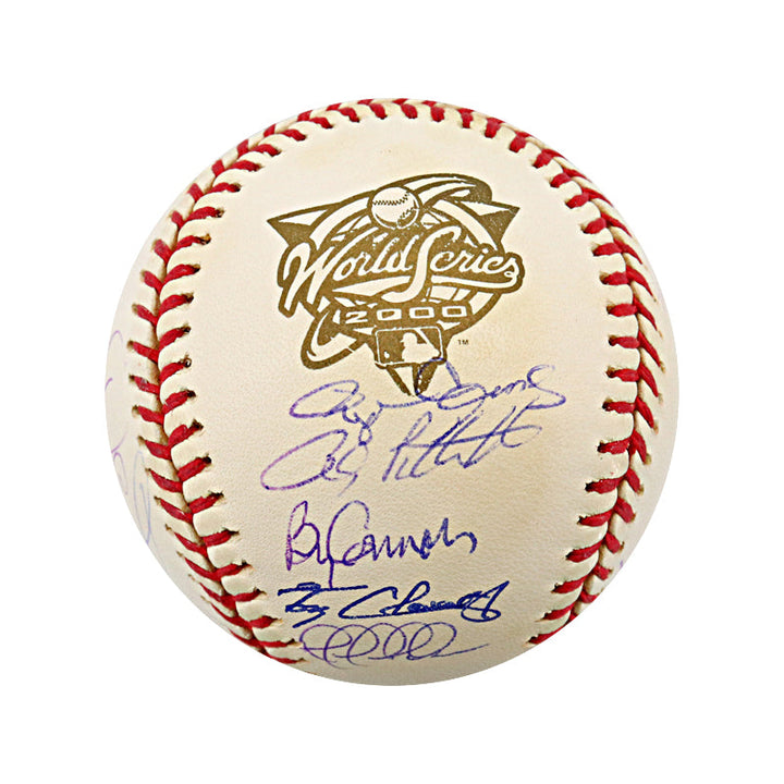 2000 New York Yankees 20 Signature Team Signed OMLB Baseball (Steiner COA)