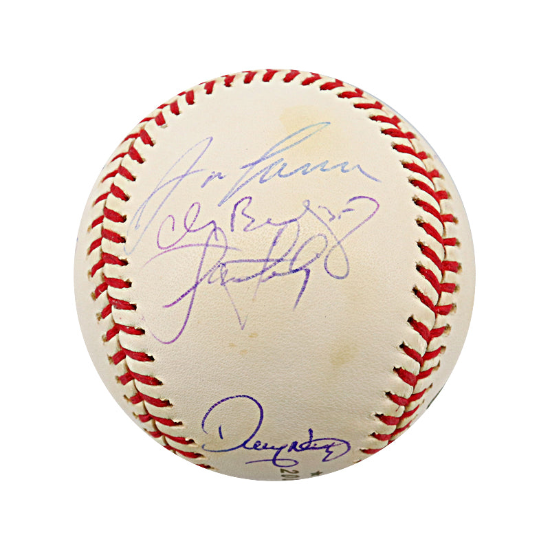 2000 New York Yankees 20 Signature Team Signed OMLB Baseball (Steiner COA)