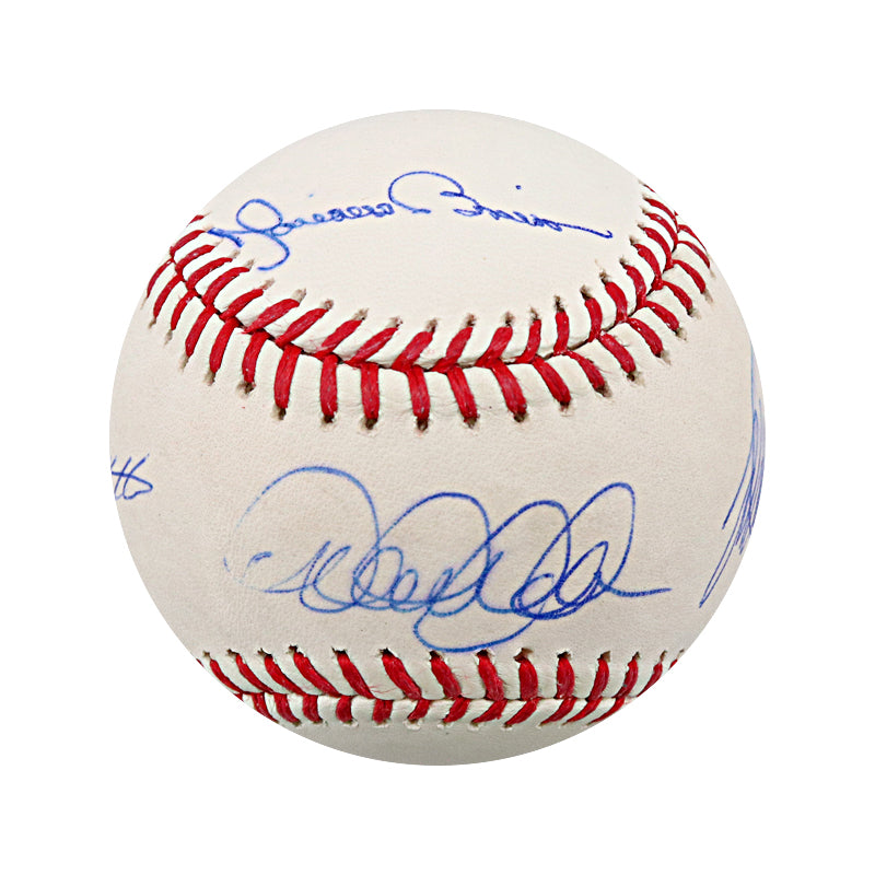 Derek Jeter, Mariano Rivera, Jorge Posada & Andy Pettitte New York Yankees Core 4 Multi Signed Autographed OMLB Baseball (Steiner COA & MLB Auth)