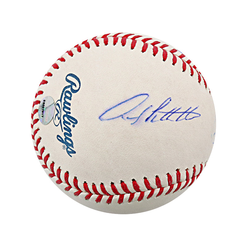 Derek Jeter, Mariano Rivera, Jorge Posada & Andy Pettitte New York Yankees Core 4 Multi Signed Autographed OMLB Baseball (Steiner COA & MLB Auth)