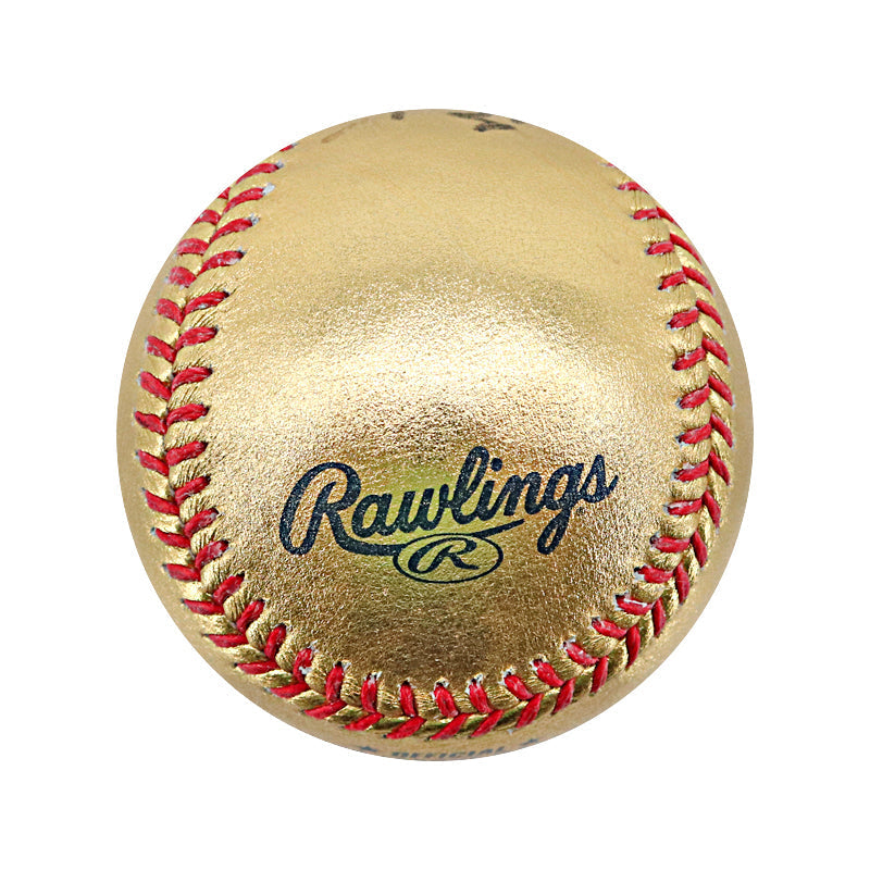 Don Mattingly New York Yankees Autographed Signed Inscribed "The Hitman" Gold OMLB Baseball (CX Auth)