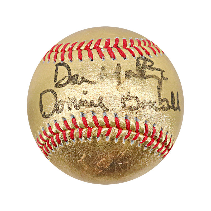 Don Mattingly New York Yankees Autographed Signed Inscribed "Donnie Baseball" Gold OMLB Baseball (CX Auth)