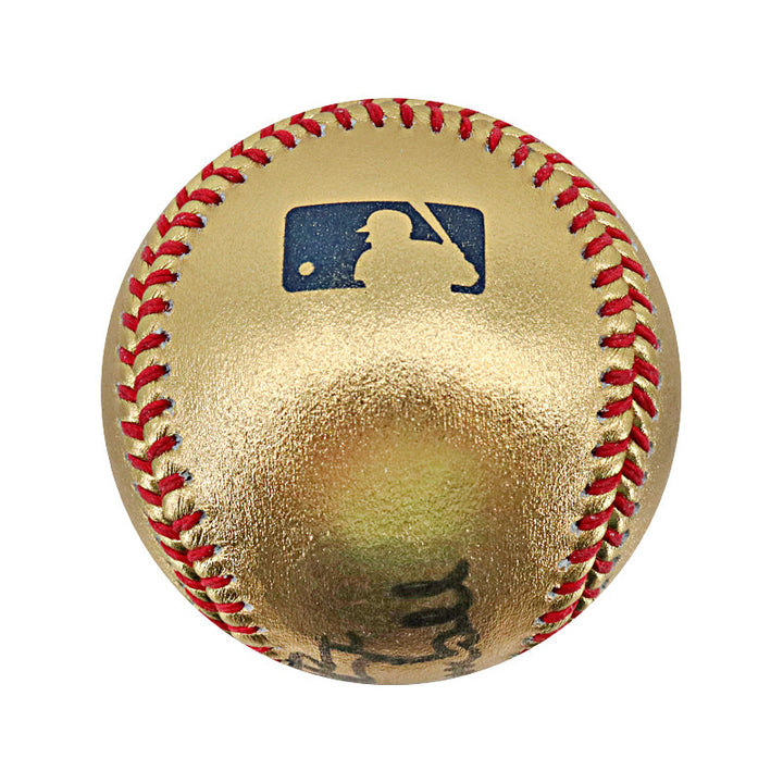 Don Mattingly New York Yankees Autographed Signed Inscribed "Donnie Baseball" Gold OMLB Baseball (CX Auth)