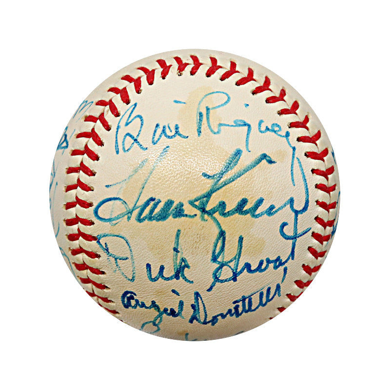Roger Maris, Thomson, Feller Multi Signed Hall of Famers and Stars ONL Charles Feeney Ball (PSA LOA)