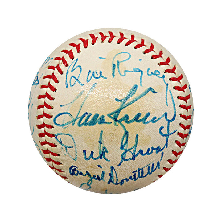 Roger Maris, Thomson, Feller Multi Signed Hall of Famers and Stars ONL Charles Feeney Ball (PSA LOA)
