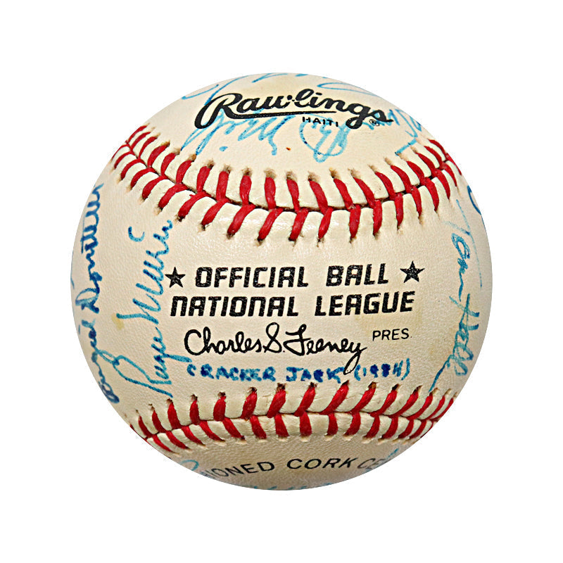 Roger Maris, Thomson, Feller Multi Signed Hall of Famers and Stars ONL Charles Feeney Ball (PSA LOA)