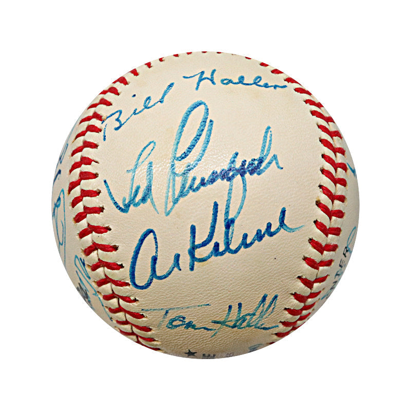 Roger Maris, Thomson, Feller Multi Signed Hall of Famers and Stars ONL Charles Feeney Ball (PSA LOA)
