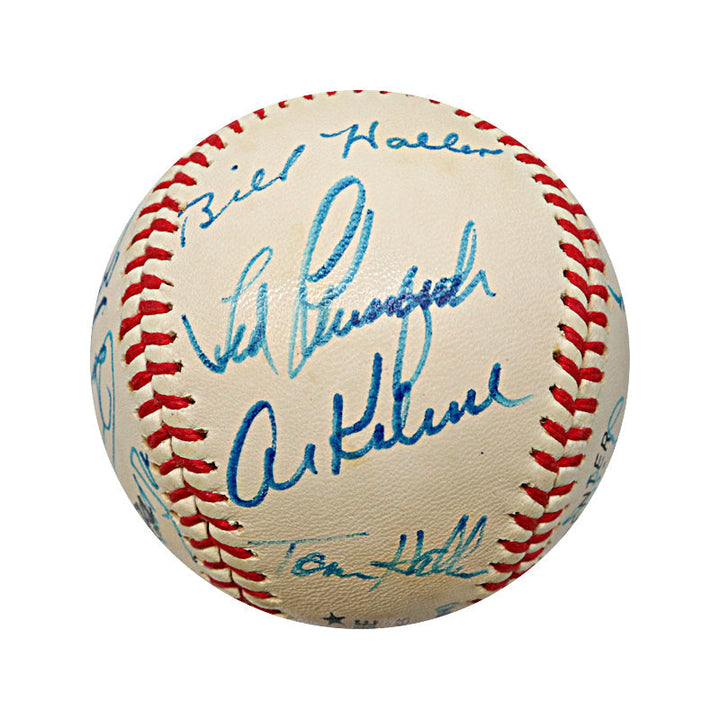 Roger Maris, Thomson, Feller Multi Signed Hall of Famers and Stars ONL Charles Feeney Ball (PSA LOA)
