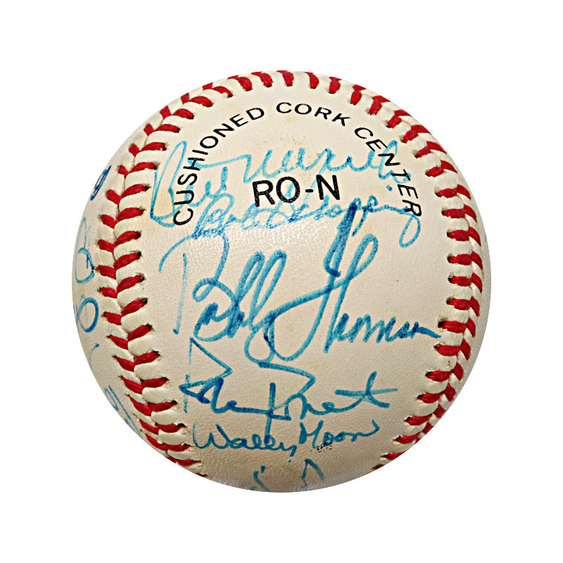 Roger Maris, Thomson, Feller Multi Signed Hall of Famers and Stars ONL Charles Feeney Ball (PSA LOA)