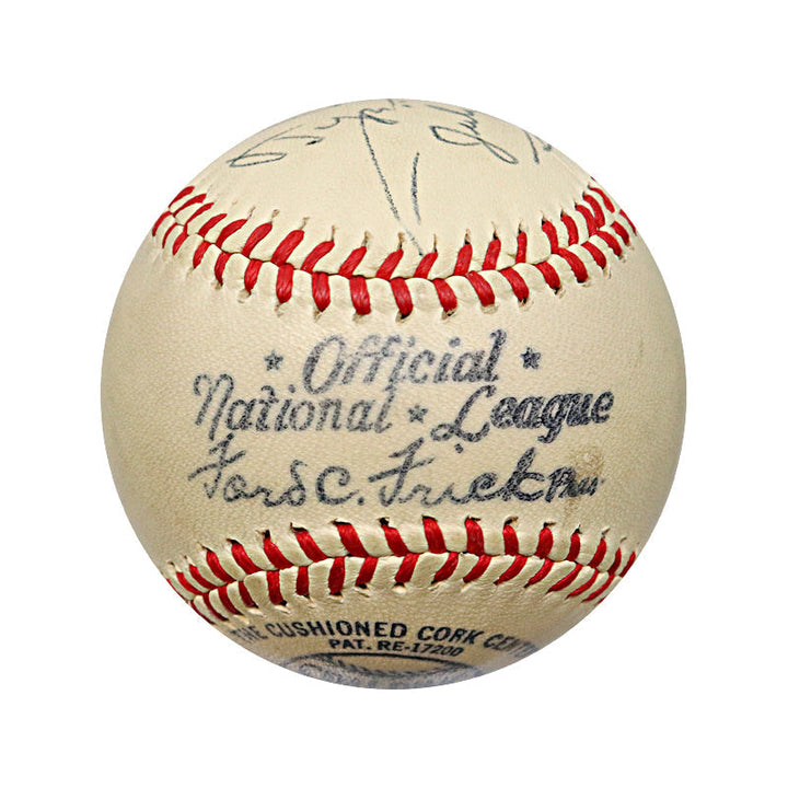 Ty Cobb Detroit Tigers Autographed Signed Inscribed ONL Ford Frick Ball (PSA/JSA LOA)