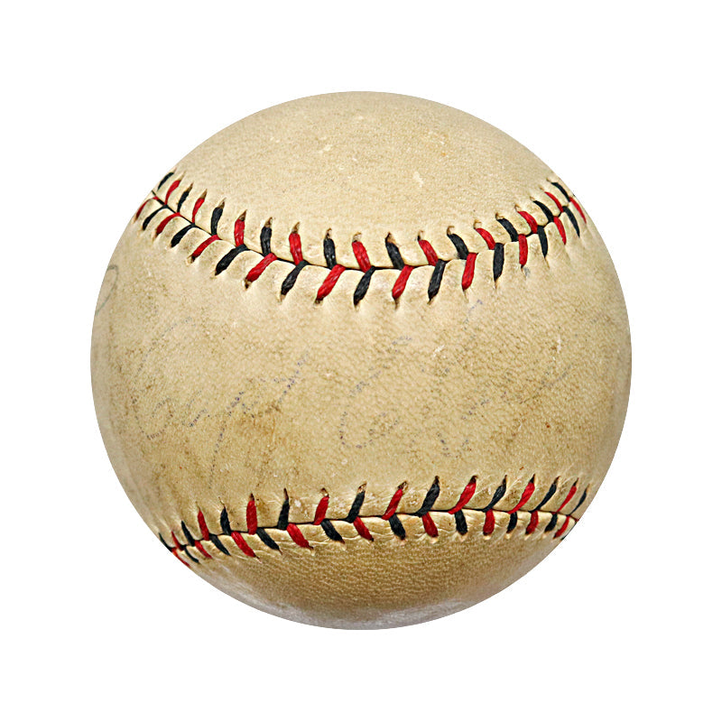 Dizzy Dean, Capt Charlie Grimm Chicago Cubs Autographed Signed ONL Ball (PSA LOA)