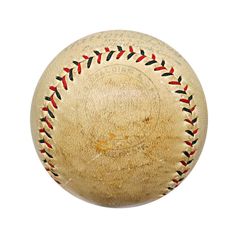 Dizzy Dean, Capt Charlie Grimm Chicago Cubs Autographed Signed ONL Ball (PSA LOA)