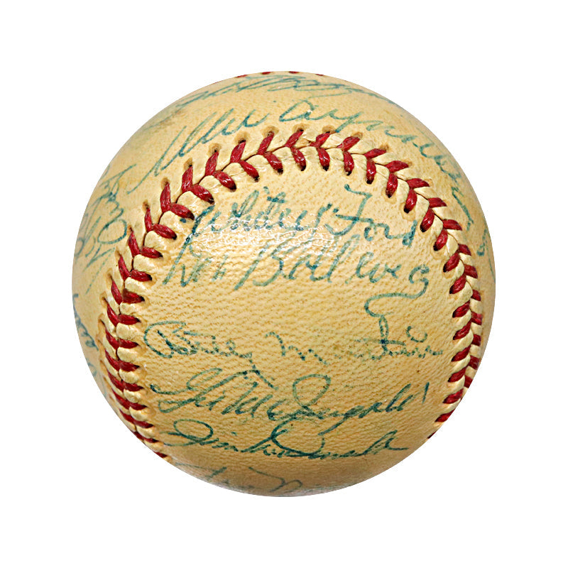 Mantle, Mize, Berra 1953 New York Yankees Team Signed Ball (PSA LOA)