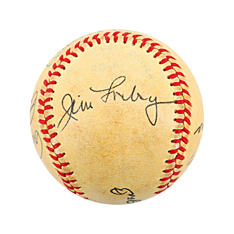 Mickey Mantle Multi Signed Autographed Historic HR Pitchers OAL Ball (JSA LOA)